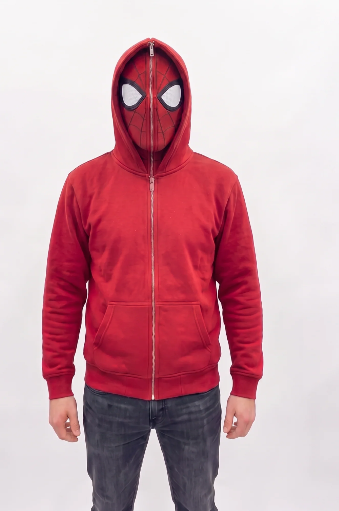 SpiderMan Masked Zip-Up