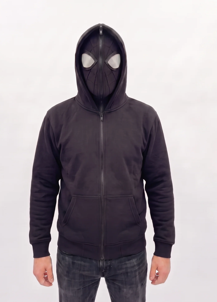 SpiderMan Masked Zip-Up