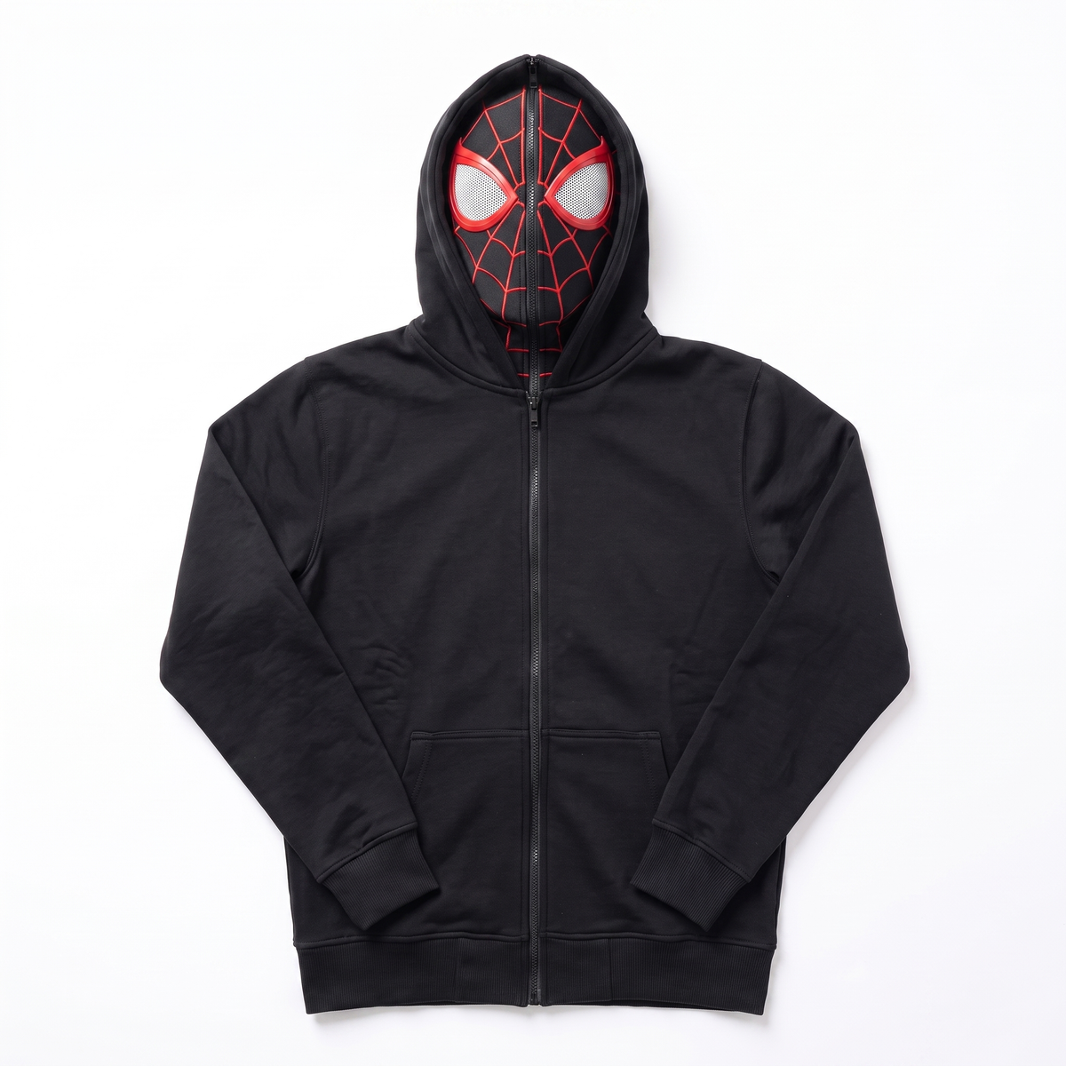 🕷️ Spider-Man Masked Zip-Up Hoodie